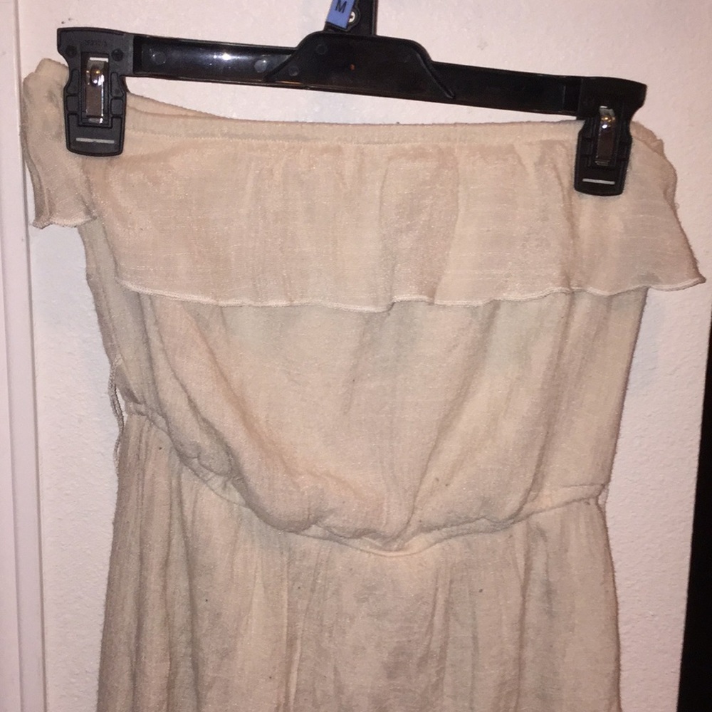 Strapless dress